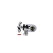 Picture of Shut Off Control Valve, Polished Chrome, Cross Handle, 3/8" IPS Inlet/Outlet and 1/2" Universal