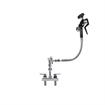 Picture of Utility Spray, deck mount, 4" (102mm) O.C., 10" (356mm) swivel stainless steel tubular swing spout