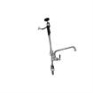 Picture of Utility Spray, deck mount, 4" (102mm) O.C., 10" (356mm) swivel stainless steel tubular swing spout