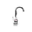 Picture of Encore 4" OC Deck Mount Faucet with 3-1/2" Swivel Gooseneck Spout and 4" Wrist Blade Handles