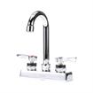 Picture of Encore 4" OC Deck Mount Faucet Ceramic Valves with 3-1/2" Swivel Gooseneck Spout