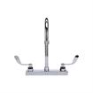Picture of Encore 8" OC Deck Mount Faucet Ceramic Valves with 8-1/2" Swivel Gooseneck Spout and 4" Wrist Blade Handles