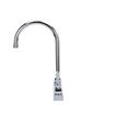 Picture of Encore 8" OC Deck Mount Faucet Ceramic Valves with 8-1/2" Swivel Gooseneck Spout and 4" Wrist Blade Handles