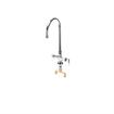 Picture of Encore® Brass Chrome Plated Double Pantry Faucet with 8" Swivel Gooseneck Spout with 1.5GPM Laminar Aerator
