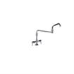 Picture of Encore® Brass Chrome Plated Double Pantry Faucet with Elevated 18" Double Jointed Swivel  Spout