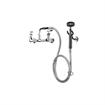 Picture of Encore® 8" OC. Brass Chrome Plated Wall Mount Utility Spray Assembly Angled Spray Head and 72" Hose