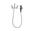 Picture of Encore® 8" OC. Brass Chrome Plated Wall Mount Utility Spray Assembly Angled Spray Head Ceramic Valves and 96" Hose