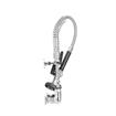 Picture of Encore® 8" OC Brass Chrome Plated Mini Pre-Rinse Assembly with Wall Bracket