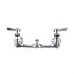 Picture of 8" OC Encore Brass Chrome Plated Wall Mount Faucet Body only for Pre-Rinse Ceramic Valves