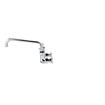 Picture of Encore® 8" OC. Brass Chrome Plated Wall Mount Faucet 1.5 gpm with 12" Swivel Spout and Lever Handles