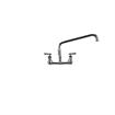 Picture of Encore® 8" OC. Brass Chrome Plated Wall Mount Faucet with 24" Double Jointed Swivel Spout