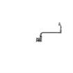 Picture of Encore® 8" OC. Brass Chrome Plated Wall Mount Faucet with 24" Double Jointed Swivel Spout