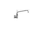 Picture of Encore® 8" OC. Brass Chrome Plated Wall Mount Faucet Ceramic Valves with 10" Swivel Spout 4" Wrist Blade Hnadles