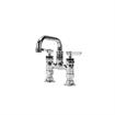 Picture of Encore® 4" OC Brass Chrome Plated Elevated Deck Mount Faucet with 6" Swivel Spout