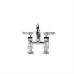 Picture of Encore® 4" OC Brass Chrome Plated Elevated Deck Mount Faucet with 6" Swivel Spout