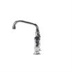 Picture of Encore® 4" OC Brass Chrome Plated Elevated Deck Mount Faucet with 6" Swivel Spout