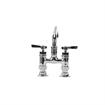 Picture of Encore® 4" OC Brass Chrome Plated Elevated Deck Mount Faucet with 6" Swivel Spout