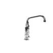 Picture of Encore® 4" OC Brass Chrome Plated Elevated Deck Mount Faucet with 6" Swivel Spout