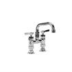 Picture of Encore® 4" OC Brass Chrome Plated Elevated Deck Mount Faucet with 6" Swivel Spout