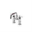 Picture of Encore® 4" OC Brass Chrome Plated Elevated Deck Mount Faucet with 6" Swivel Spout