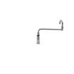 Picture of Encore® 4" OC Brass Chrome Plated Elevated Deck Mount Faucet Ceramic Valves with 18" Double Jointed Swivel  Spout
