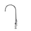 Picture of Encore® 8" OC Brass Chrome Plated Deck Mount Faucet Ceramic Valves with 8" Swivel Gooseneck Spout
