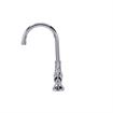 Picture of Encore® Brass Chrome Plated Single Pantry Deck Mount Faucet Ceramic Valve 6" Swivel Gooseneck  Spout 4" Wrist Blade Handle
