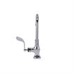 Picture of Encore® Brass Chrome Plated Single Pantry Deck Mount Faucet Ceramic Valve 6" Swivel Gooseneck  Spout 4" Wrist Blade Handle