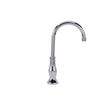Picture of Encore® Brass Chrome Plated Single Pantry Deck Mount Faucet Ceramic Valve 6" Swivel Gooseneck  Spout 4" Wrist Blade Handle