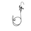 Picture of Encore®  Brass Chrome Plated Single Wall Mount Pot Filler Assembly with 72" Hose and Vacuum Breaker