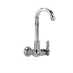 Picture of Encore® Brass Chrome Plated Single Wall Mount Faucet with 3-1/2" Swivel Gooseneck Spout