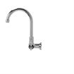 Picture of Encore® Brass Chrome Plated Single Wall Mount Faucet with 6" Swivel Gooseneck Spout