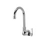 Picture of Encore® Brass Chrome Plated Single Wall Mount Faucet with 6" Swivel Gooseneck Spout