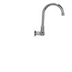 Picture of Encore® Brass Chrome Plated Single Wall Mount Faucet Ceramic Valves with 6" Swivel Gooseneck Spout