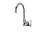 Picture of Encore® Brass Chrome Plated Single Wall Mount Faucet Ceramic Valves with 6" Swivel Gooseneck Spout