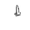 Picture of Encore® Brass Chrome Plated Single Wall Mount Faucet Ceramic Valves with 6" Swivel Gooseneck Spout