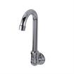 Picture of Encore® Brass Chrome Plated Wall Mount Spout Base with 3-1/2" Rigid Gooseneck Spout