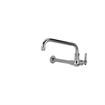 Picture of Encore® Brass Chrome Plated Single Wall Mount Wok Range Faucet with 12" Swivel Spout and Lever Handles