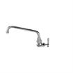 Picture of Encore® Brass Chrome Plated Single Wall Mount Wok Range Faucet with 12" Swivel Spout and Lever Handles