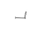 Picture of Encore® Brass Chrome Plated Single Wall Mount Wok Range Faucet with 12" Swivel Spout and Lever Handles