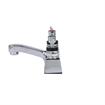 Picture of Encore® Brass Chrome Plated 4" OC Centerset Deck Mount Faucet Ceramic Valves with 4" Cast Spout Spout