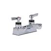 Picture of Encore® Brass Chrome Plated 4" OC Centerset Deck Mount Faucet Ceramic Valves with 4" Cast Spout Spout