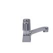 Picture of Encore® Brass Chrome Plated 4" OC Centerset Deck Mount Faucet Metering Valves 0.5 gpm Vandal Resistant with 4" Cast Spout Spout