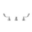 Picture of Encore® Adjustable Widespread Deck Mount Faucet with 5" Cast Spout and 4" Wrist Blade Handles