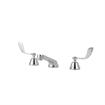 Picture of Encore® Adjustable Widespread Deck Mount Faucet with 5" Cast Spout and 4" Wrist Blade Handles