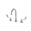 Picture of Encore® Adjustable Widespread Deck Mount Faucet Ceramic Valves with Swivel 6" Gooseneck Spout and 4" Wrist Blade Handles