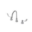 Picture of Encore® Adjustable Widespread Deck Mount Faucet Ceramic Valves with Swivel 6" Gooseneck Spout and 4" Wrist Blade Handles