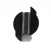 Picture of Black Polypropylene Snap-In Round Magnetic Cabinet Catch