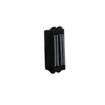 Picture of Black Polypropylene Snap-In Magnetic Cabinet Catch - Double Magnet