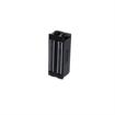 Picture of Black Polypropylene Snap-In Magnetic Cabinet Catch - Double Magnet